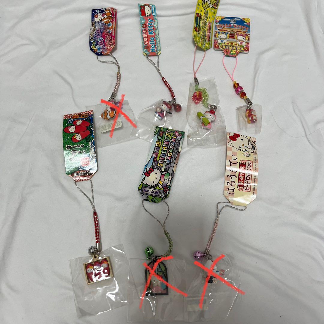 ハローキティ　ご当地キティ ストラップ　根付　まとめ売り