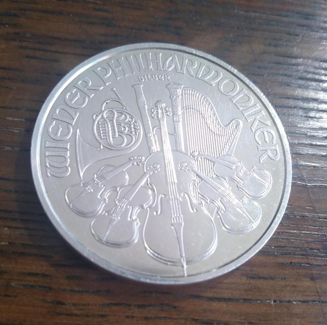 2021 オーストリア ウィーン銀貨　1オンス（純銀999.9） 美品