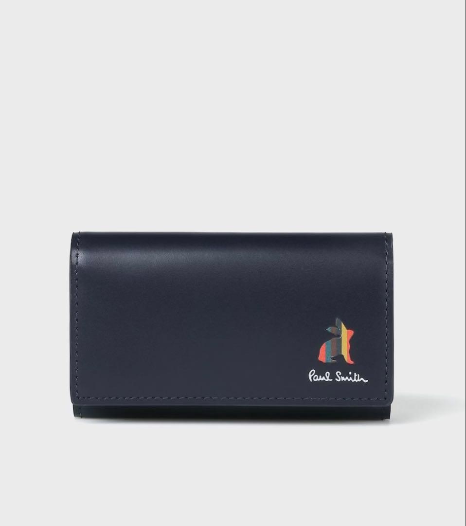 Paul Smith ネイビー キーケース