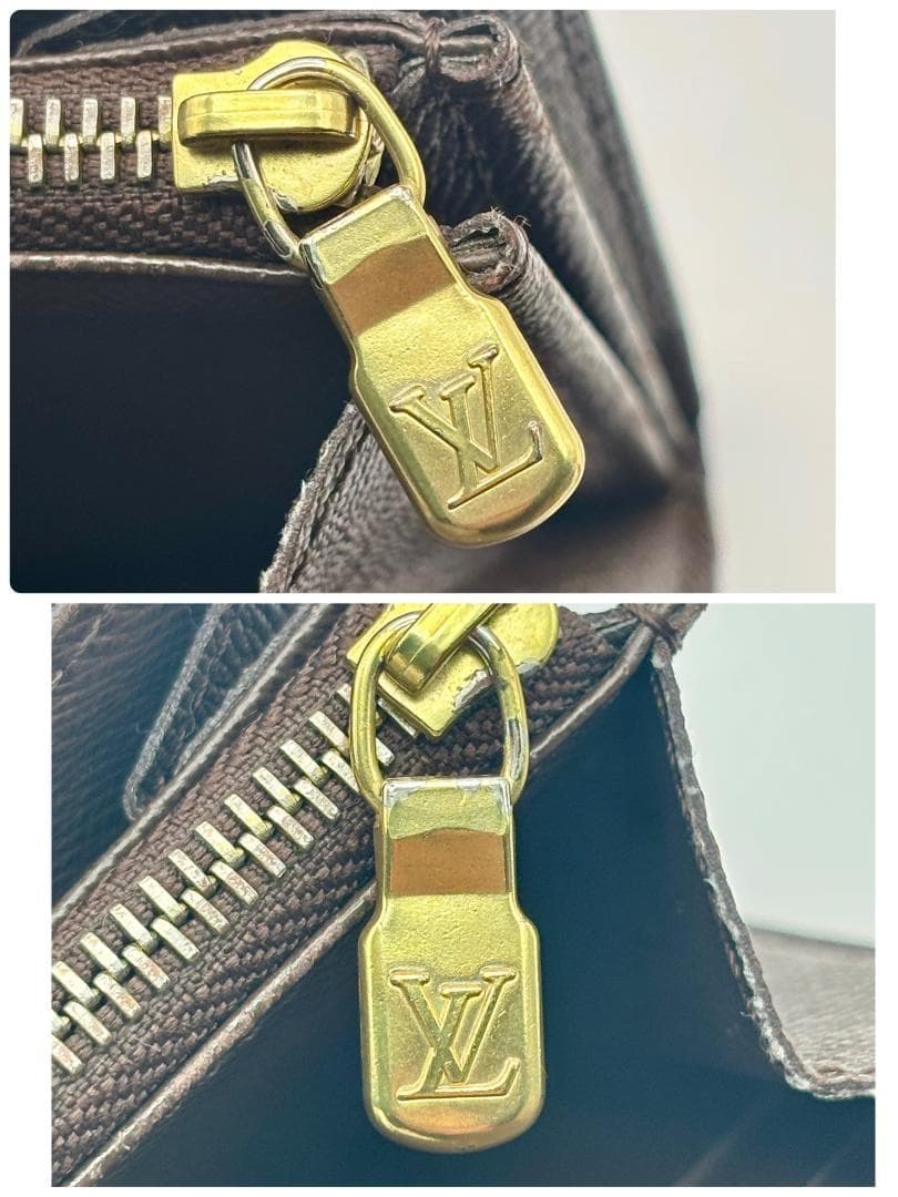 ルイヴィトン ダミエ エベヌ ポルトフォイユ サラ 二つ折り長財布 N61734