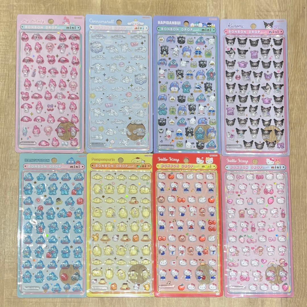 【国内正規品】 サンリオ ボンボンドロップシール ミニ コンプセット(匿名配送)