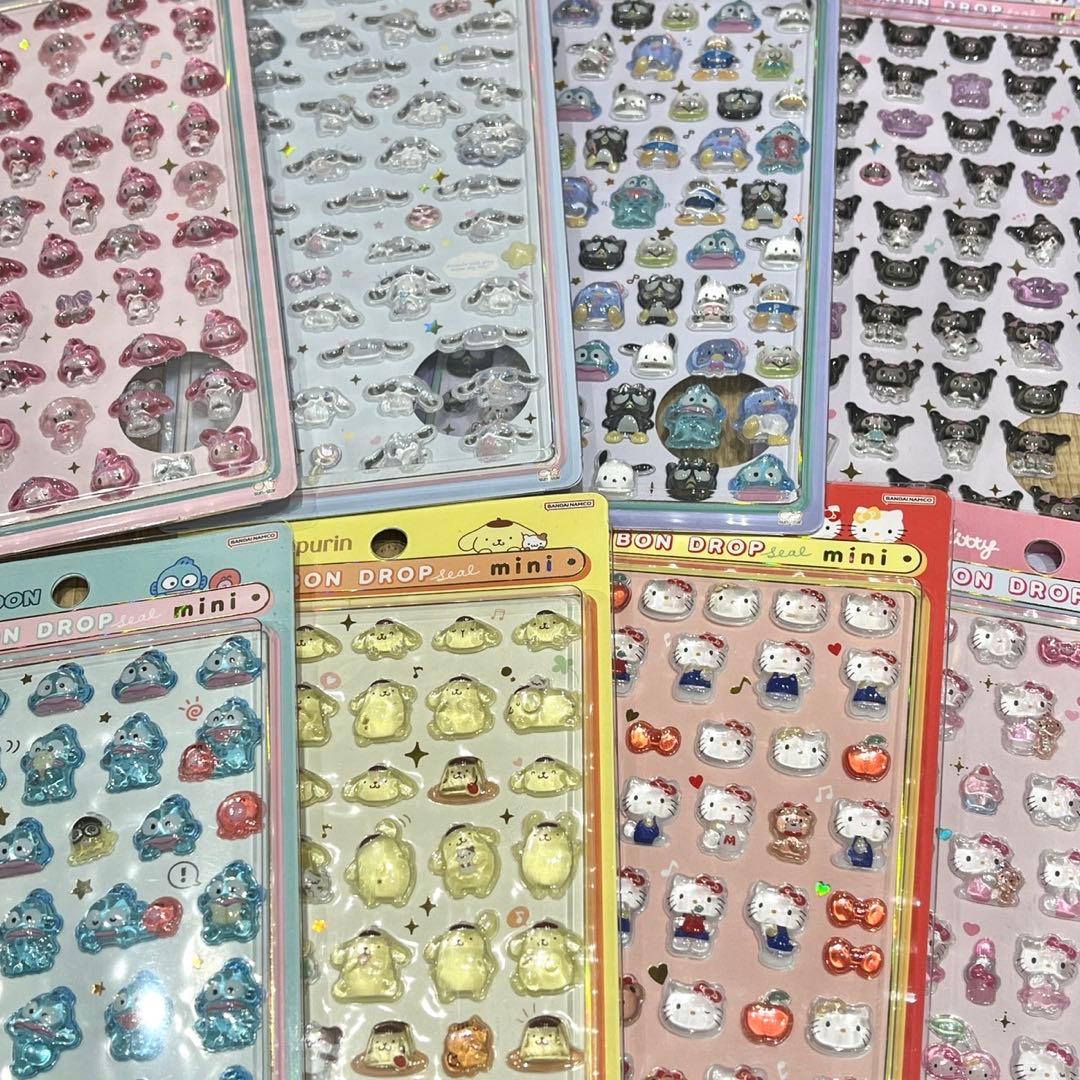 【国内正規品】 サンリオ ボンボンドロップシール ミニ コンプセット(匿名配送)