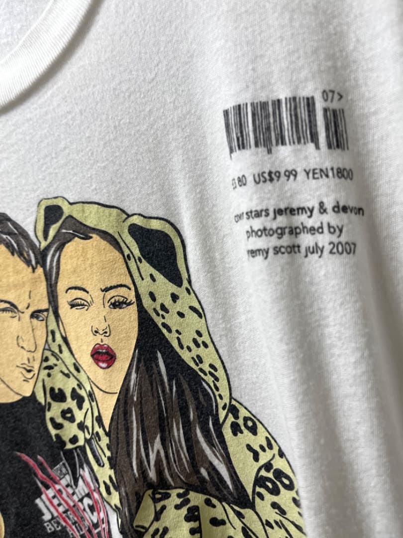 レア JEREMY SCOTT ジェレミースコット i-D DEVON Tシャツ