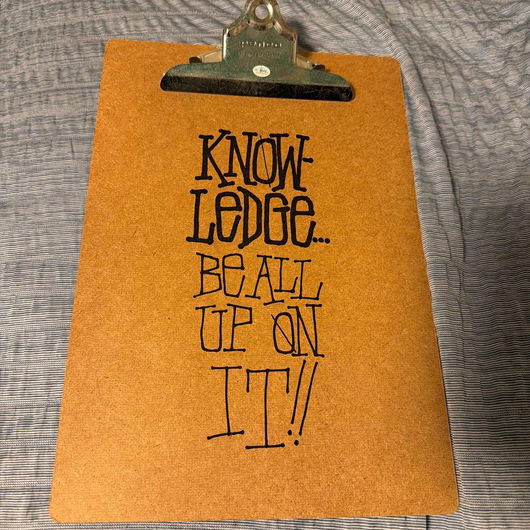 Stussy x penco クリップボード　stussy livin