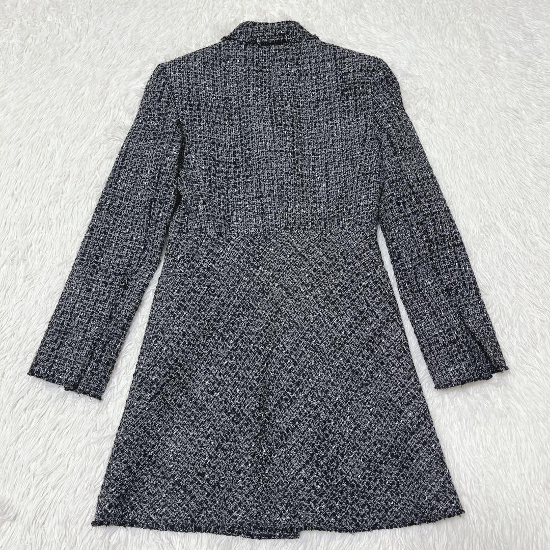 Theory チェスターコート　ツイード　ダブルブレスト