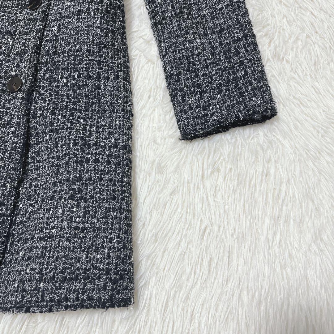 Theory チェスターコート　ツイード　ダブルブレスト