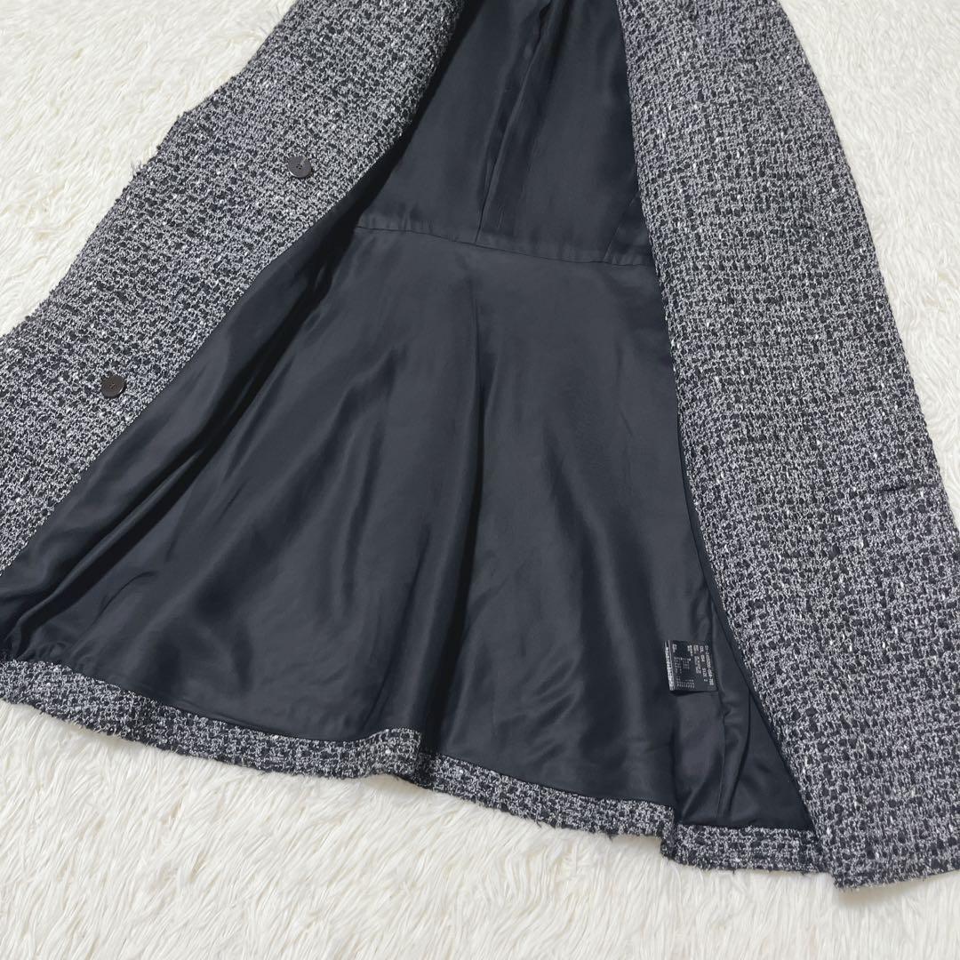 Theory チェスターコート　ツイード　ダブルブレスト