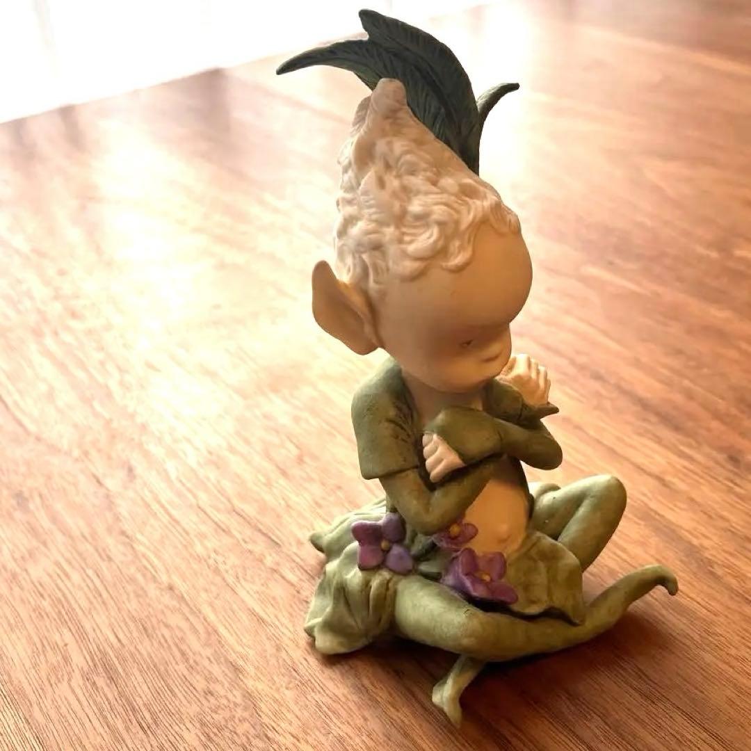 【最終値下げ】【希少】　与勇輝　妖精　陶器　人形　ニングル　チュチュ