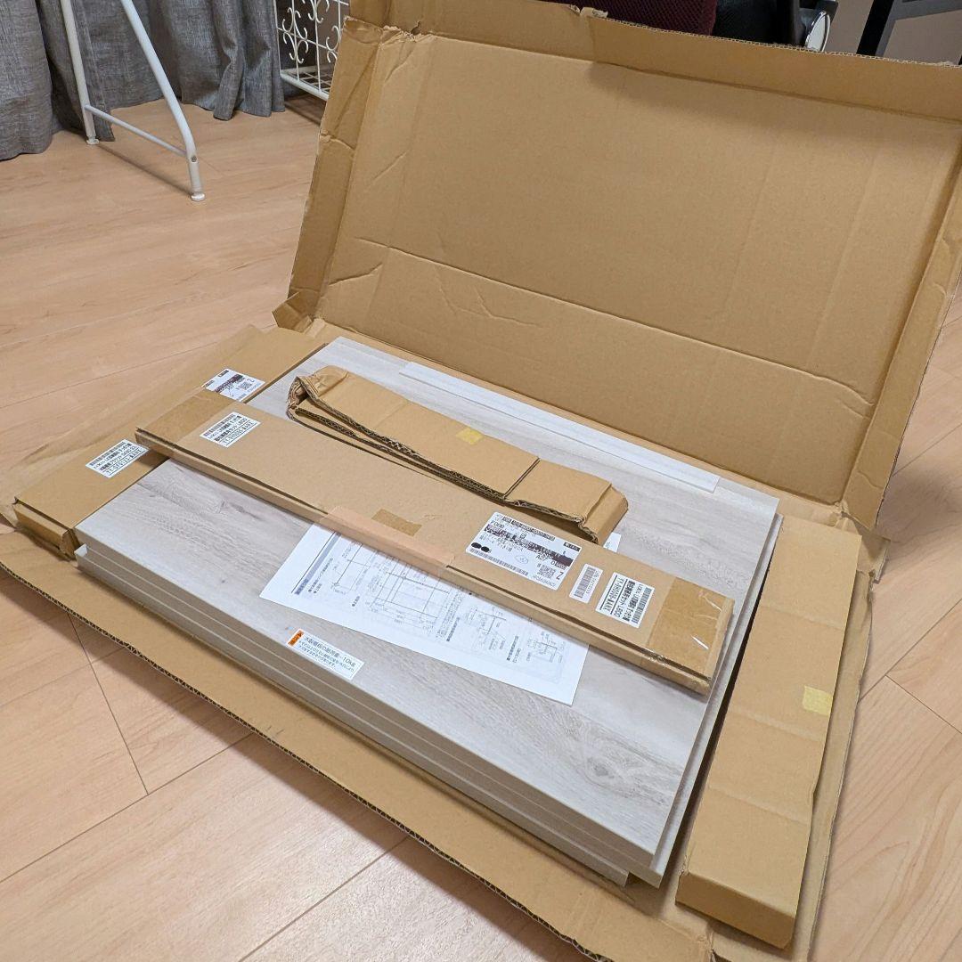 LIXIL すっきり棚 未使用 取付け説明書付き