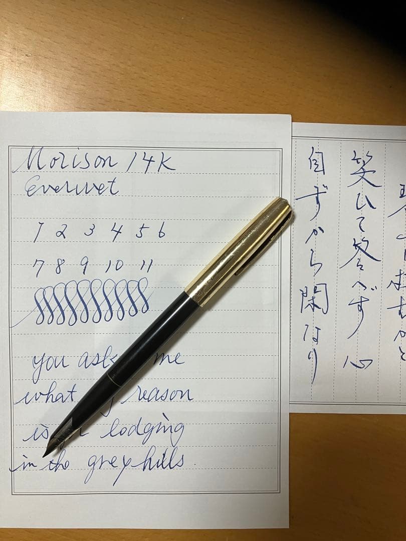 モリソン（Morison）万年筆 14K　フレックス