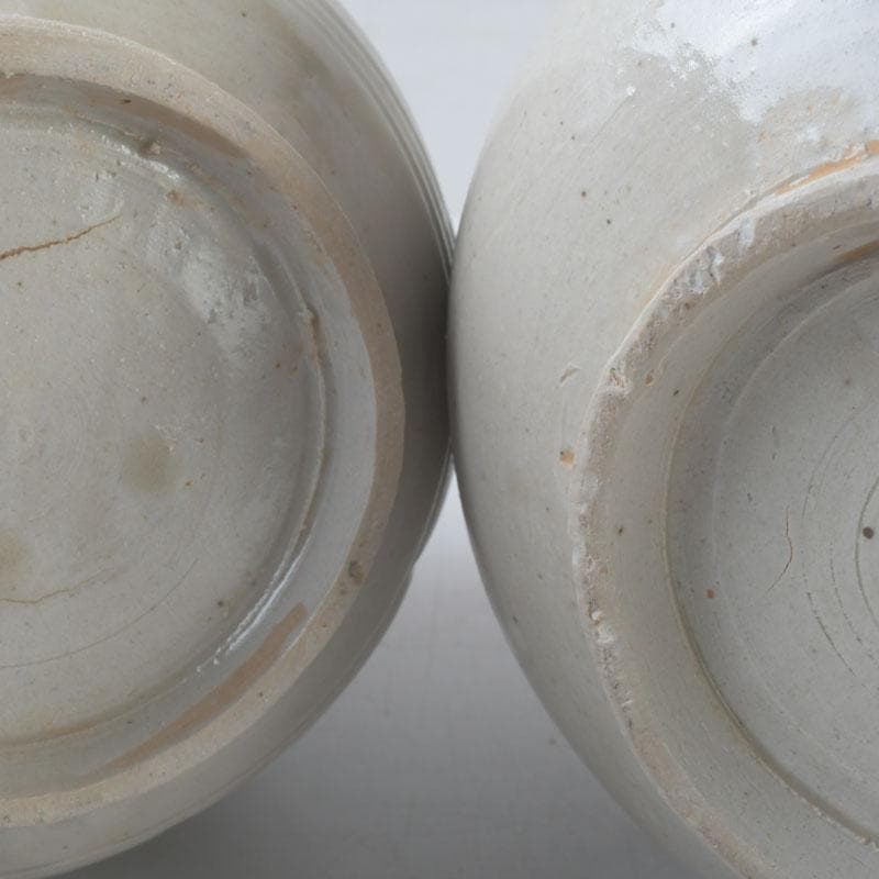 中国　定窯　白磁　神獣文　水注　執壷　輪花鉢　2点まとめて　V　9664