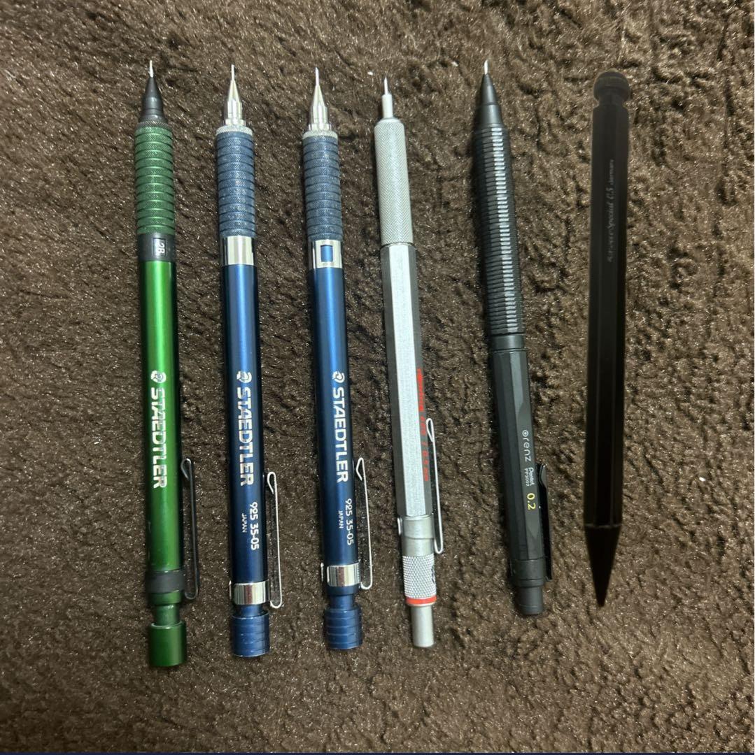 STAEDTLER ロットリング　オレンズネロ　　カヴェコスペシャル　シャーペン