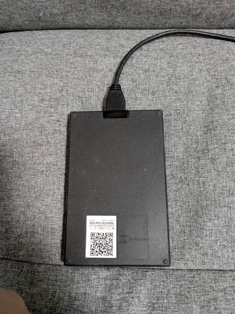 BUFFALO USB3.1Gen1 ポータブルSSD 1TB 日本製
