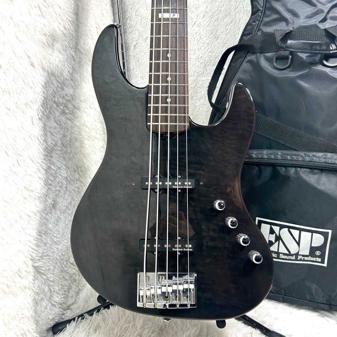 ESP E-Ⅱ J-5 QM 国産ハイエンド 5弦 キルトメイプル