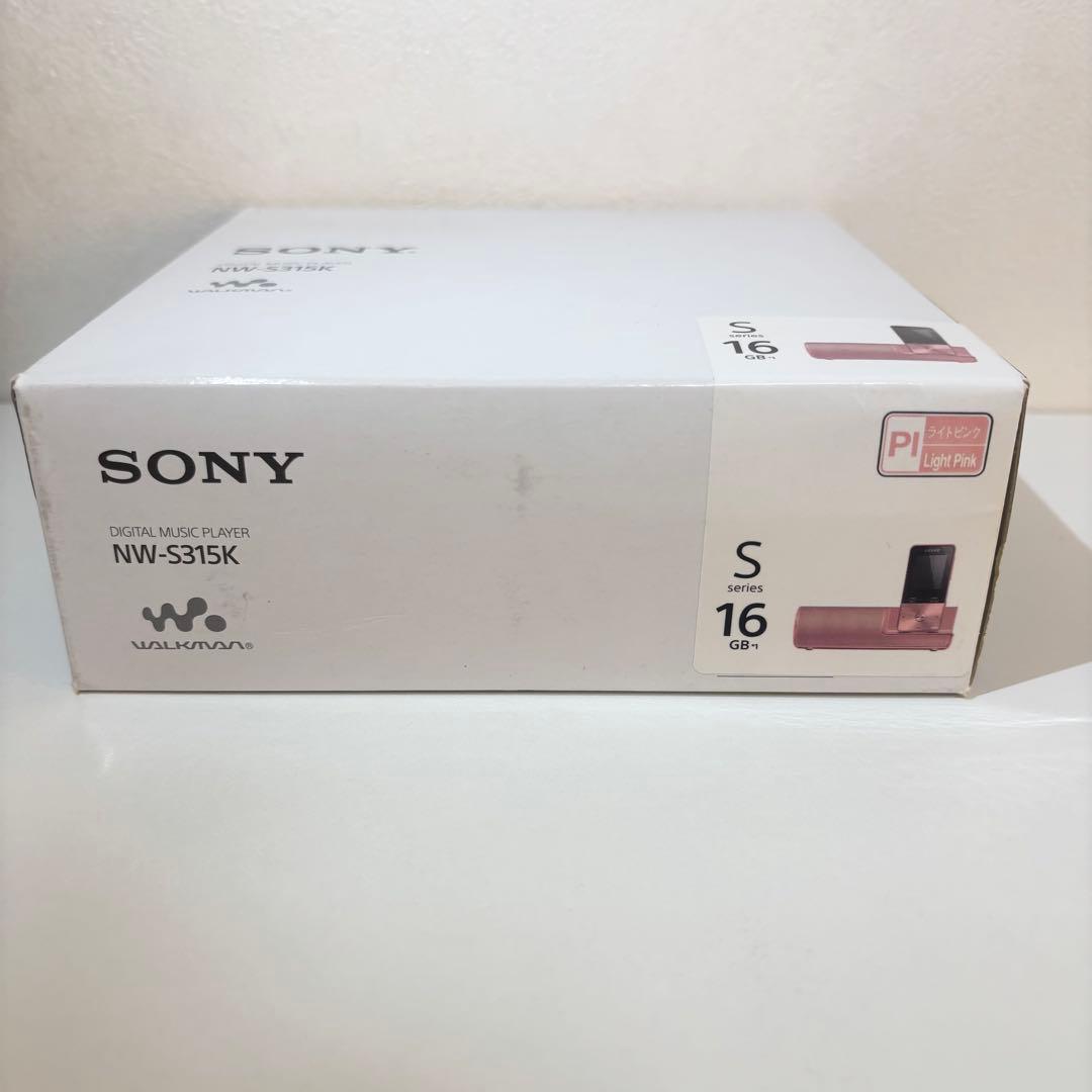 SONY NW-S315K ウォークマン　デジタルオーディオプレーヤー ピンク