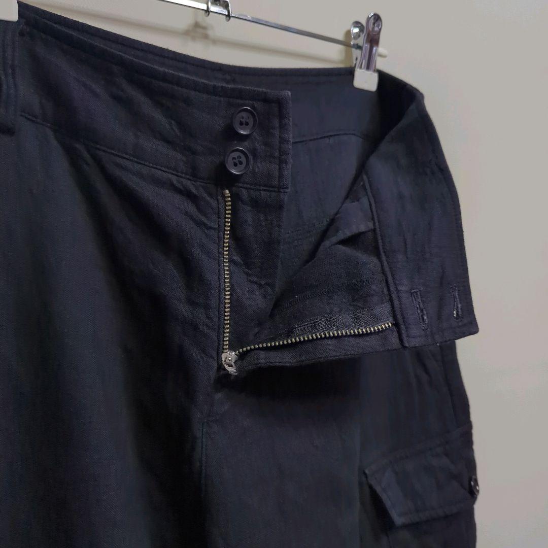 ★日本製 Plantation コットンリネン カーゴ ガウチョパンツ