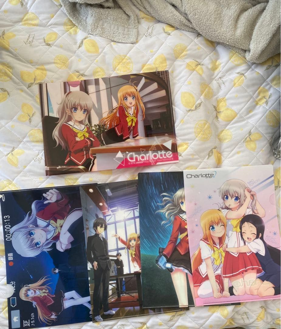 シャーロット　Charlotte クリアファイル　麻枝准　key グッズ