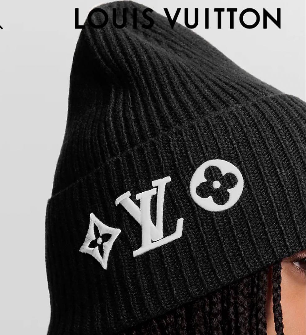 LOUIS VUITTON 黒ニット帽　最終価格