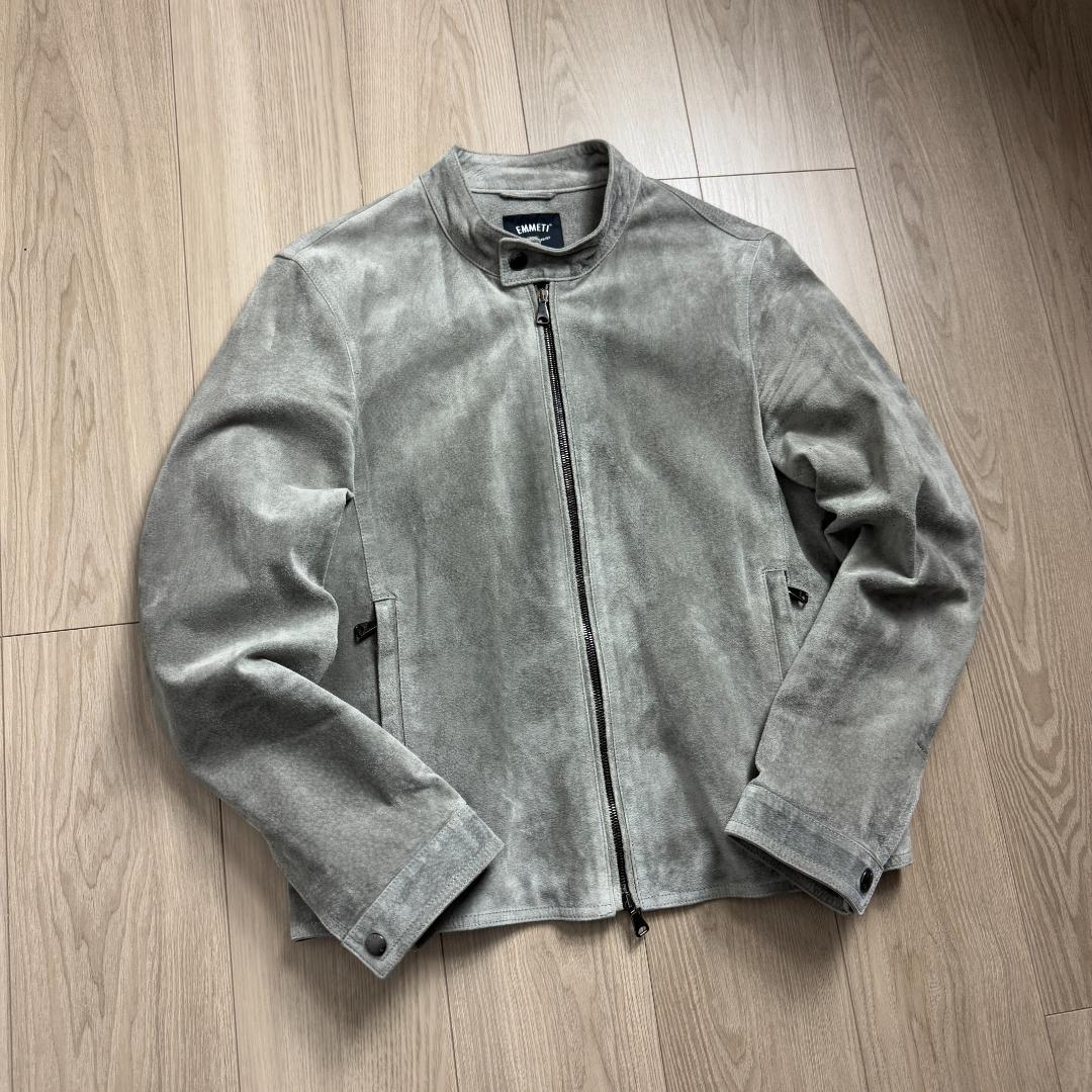 【超高級モデル☆JURIユリ】エンメティ ピッグスキンスウェードレザージャケット