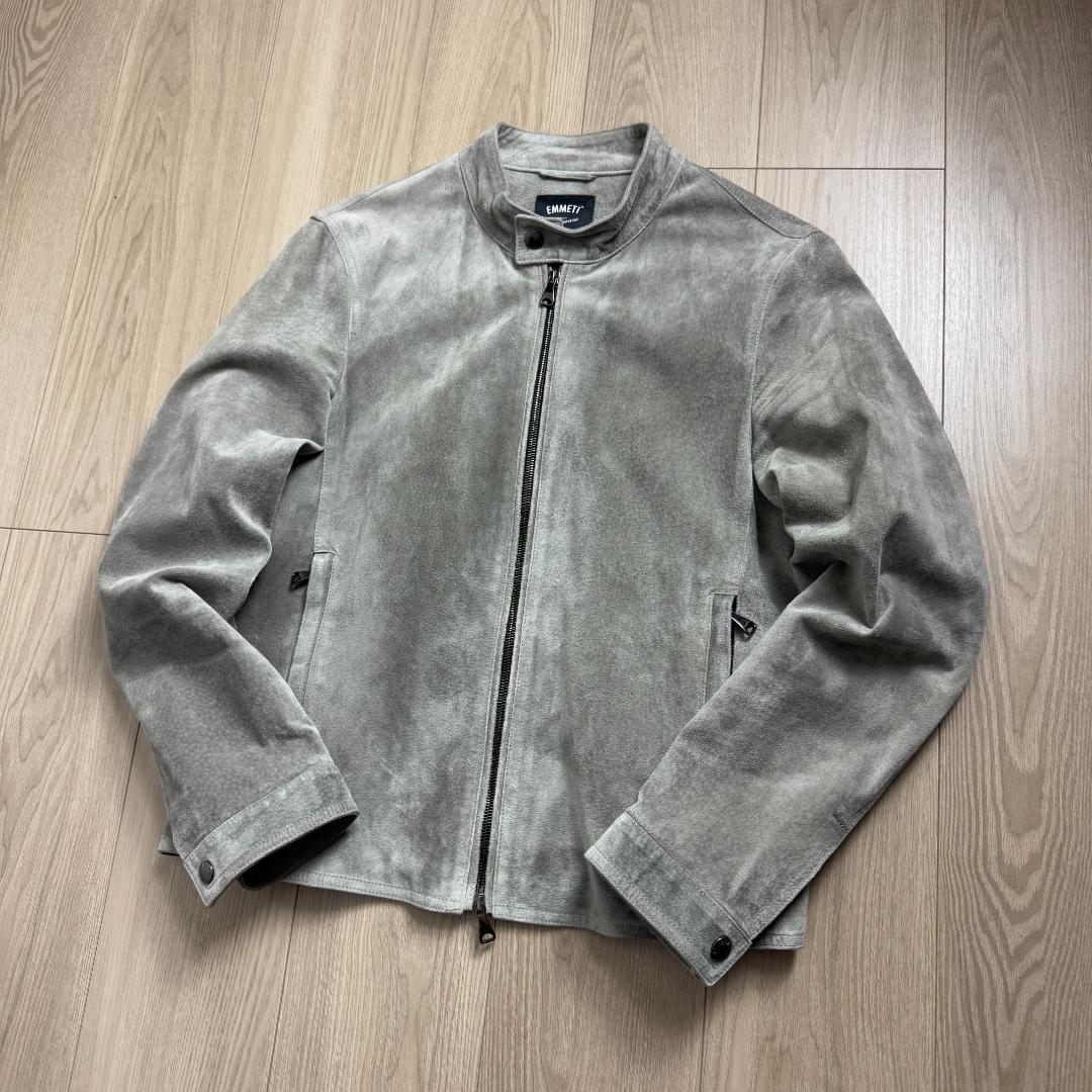 【超高級モデル☆JURIユリ】エンメティ ピッグスキンスウェードレザージャケット