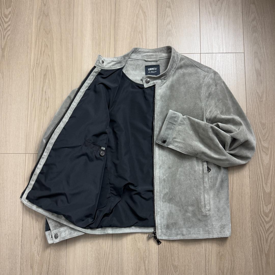 【超高級モデル☆JURIユリ】エンメティ ピッグスキンスウェードレザージャケット