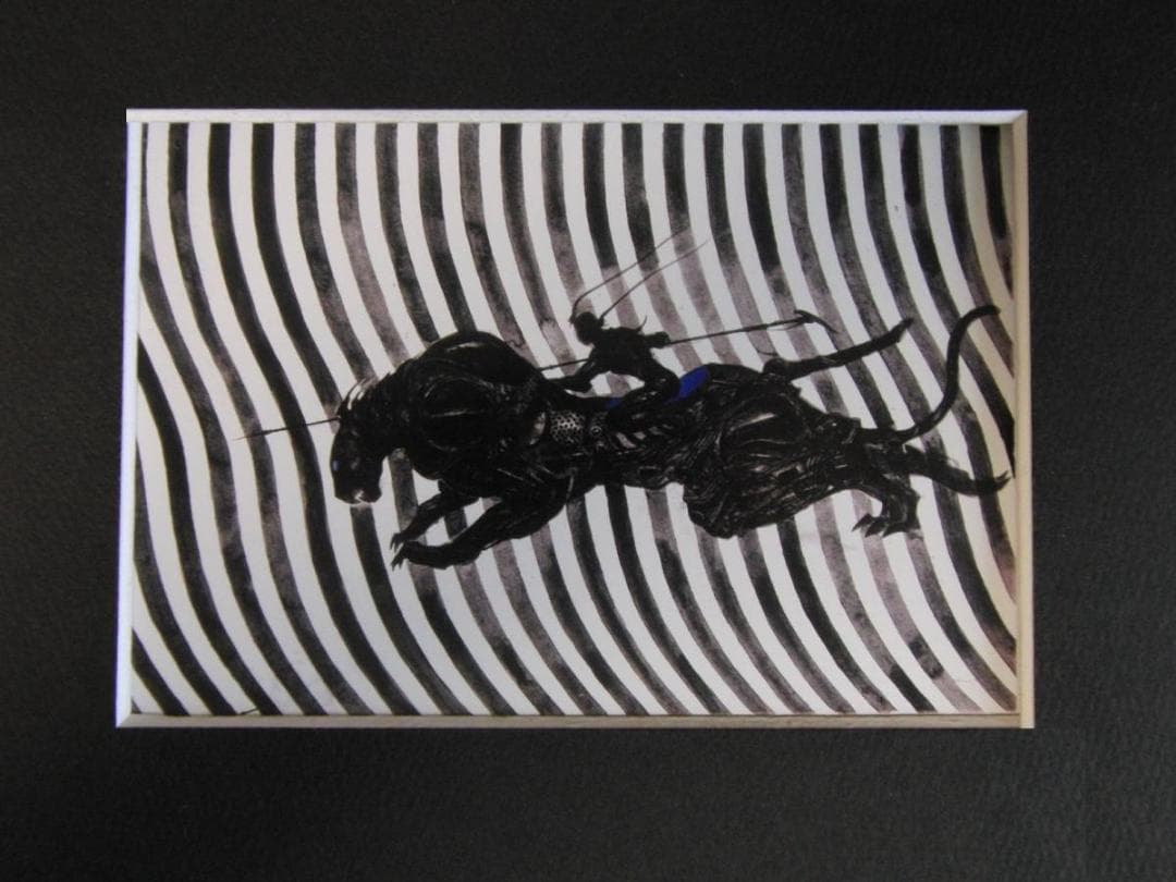 天野喜孝、【Time Travel】、希少な額装用画集より、厳選、新品額装