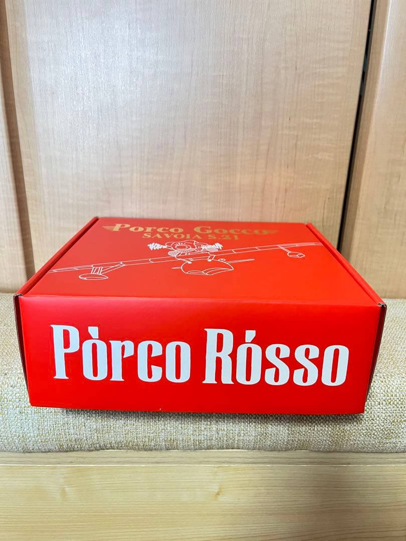 新品未開封　紅の豚　飛行機 Porco Gocco SAVOIA S.21 赤