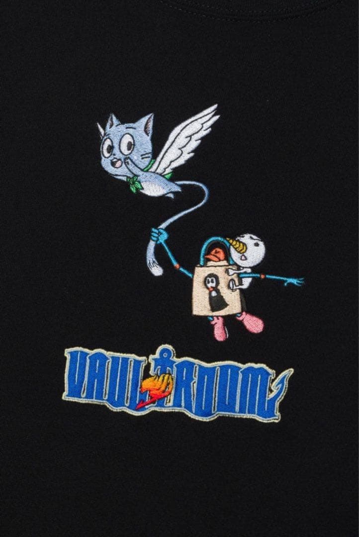 vaultroom HAPPY NICORA TEE / Black Lサイズ