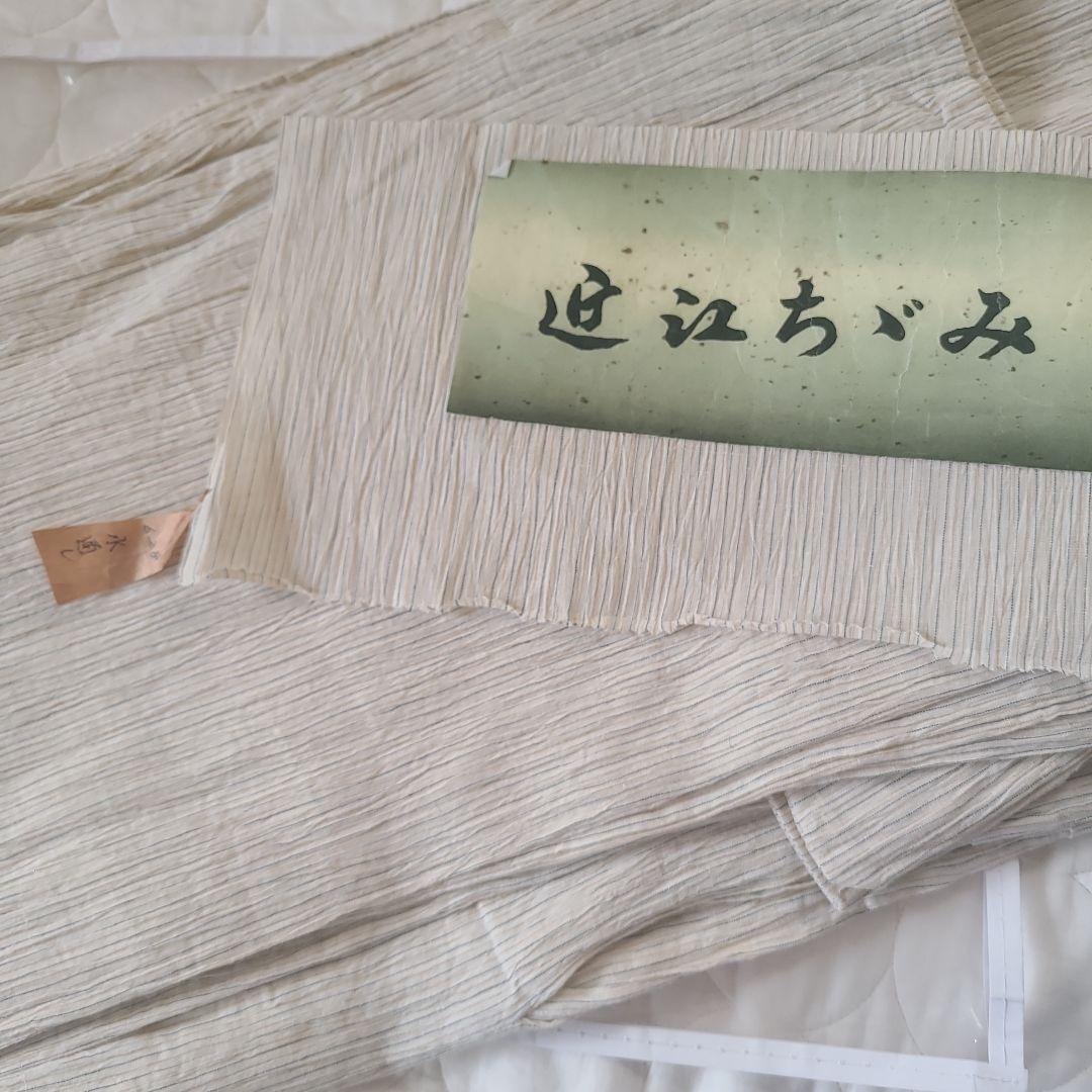 近江ちぢみ、細縞柄