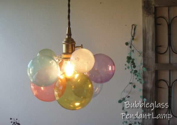 unico　シーリングカバーつきコード1.3ｍバブルランプBIG　6玉追加