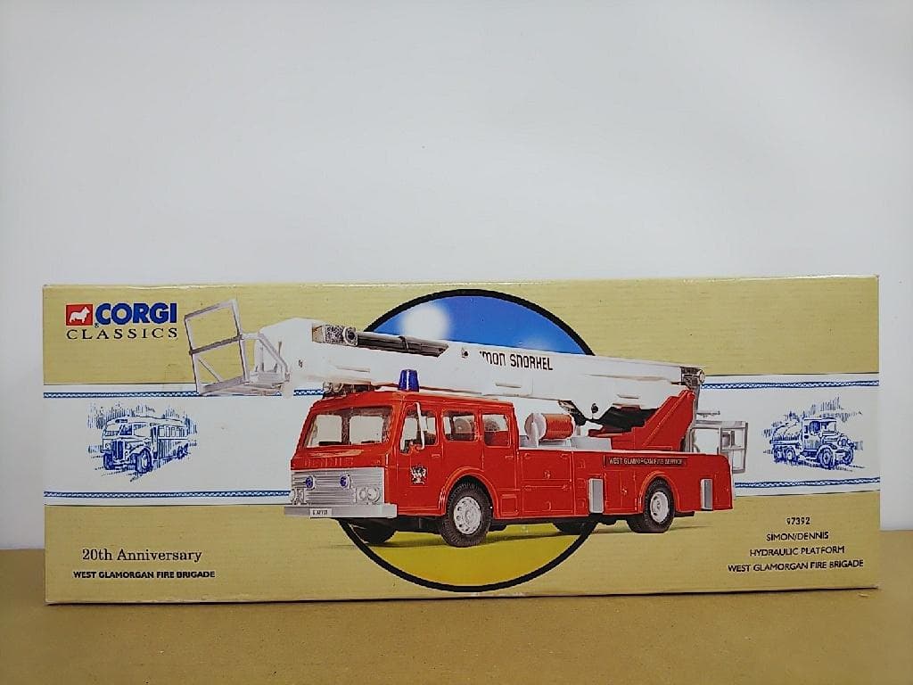 コーギー Fire Brigade 消防車 高所作業車 モデルミニカー