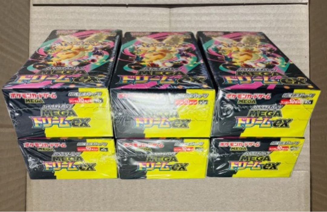 【新品未開封】ポケモンカード MEGAドリームEX 6BOX シュリンク付き