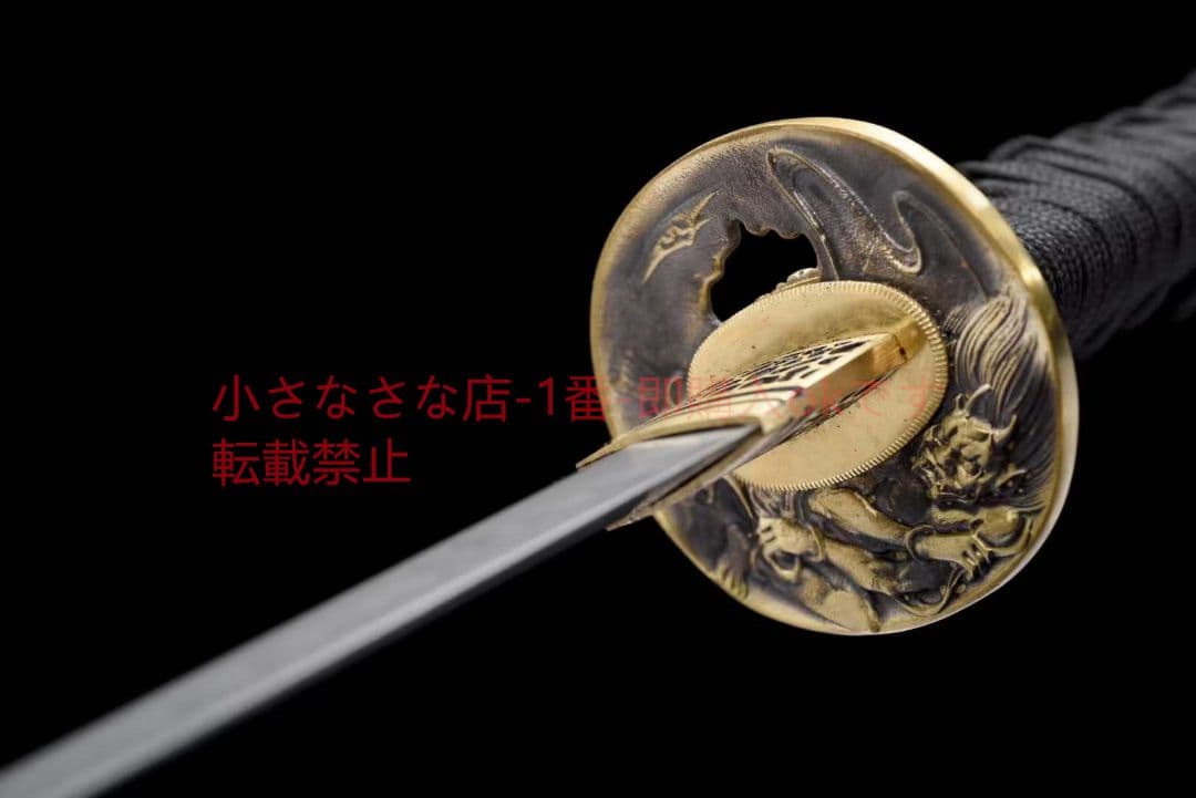 12寸T10焼刃三色研磨『海妖短刀』古兵器 武具 刀装具 日本刀 模造刀 居合刀