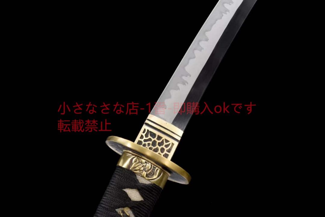 12寸T10焼刃三色研磨『海妖短刀』古兵器 武具 刀装具 日本刀 模造刀 居合刀