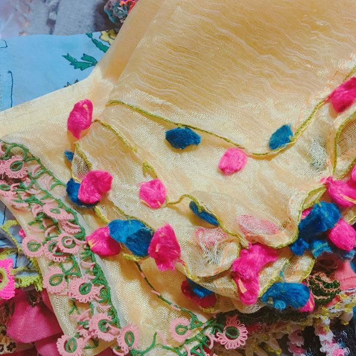 希少！ヴィンテージ　オヤスカーフ 31枚 イーネオヤ トルコ伝統工芸品