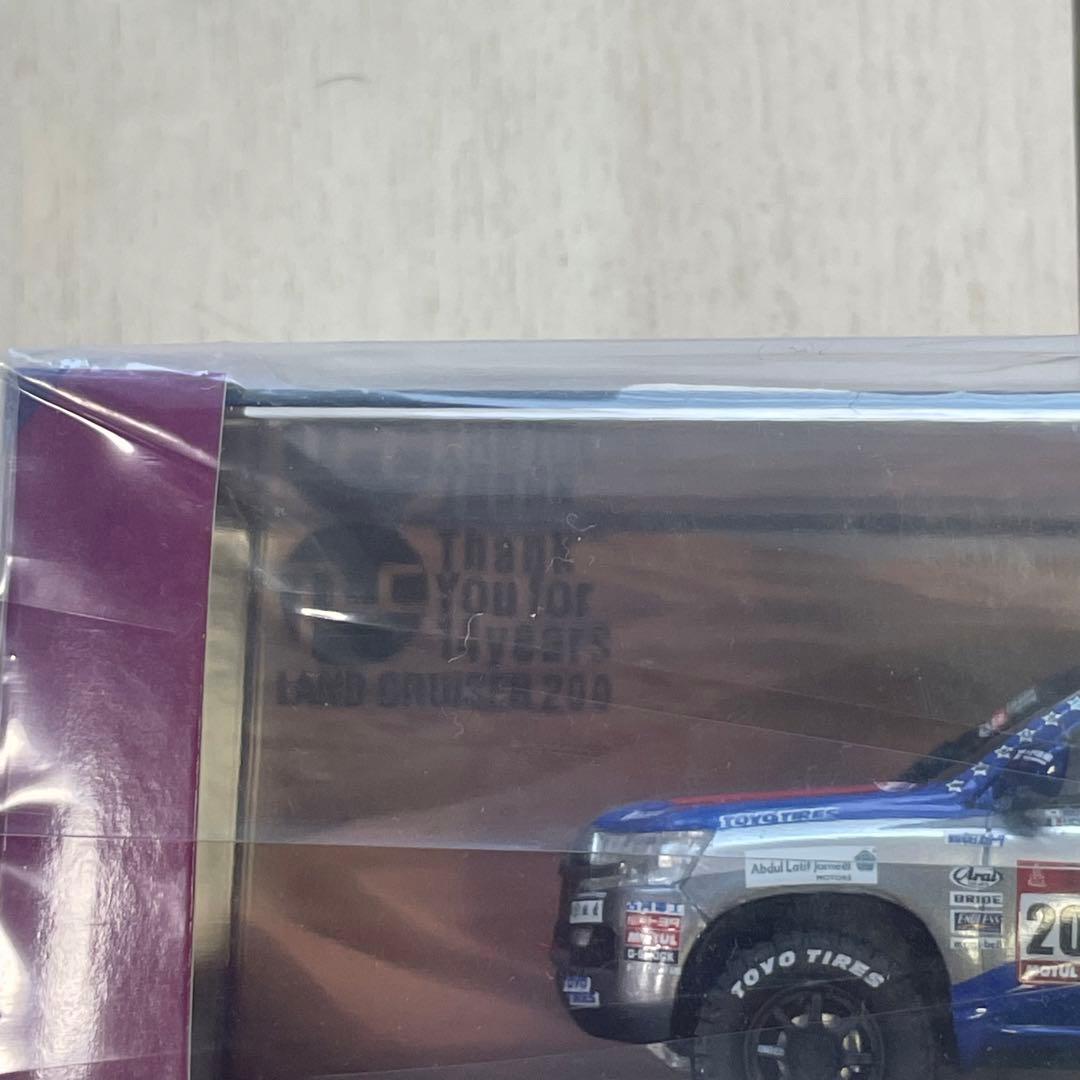 トヨタ ランドクルーザー 200 ダカールラリー 2022  ミニカー 1/43