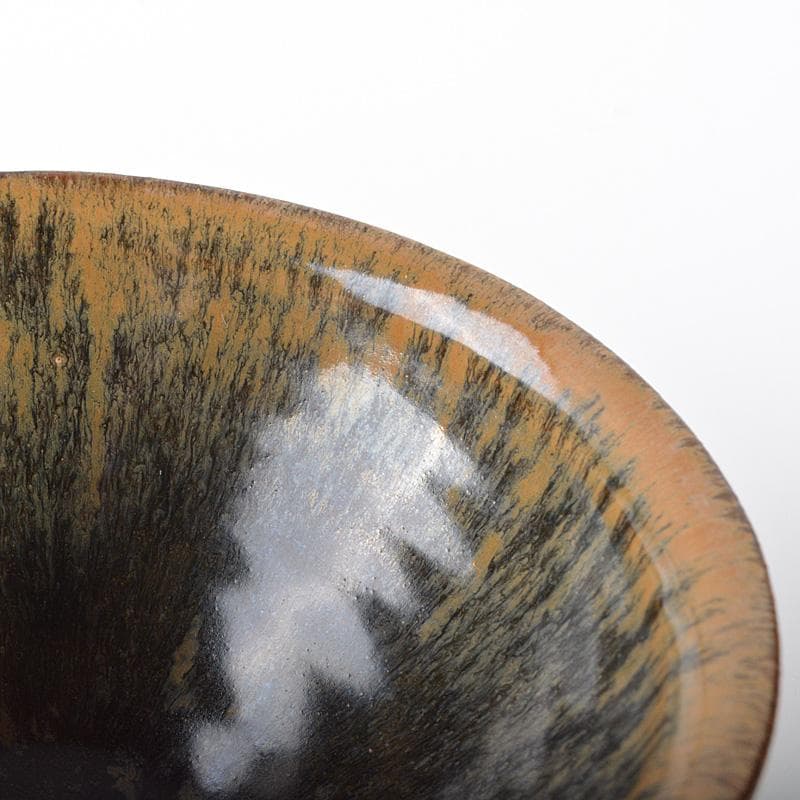 中国　禾目天目茶碗　在銘　V　R6283