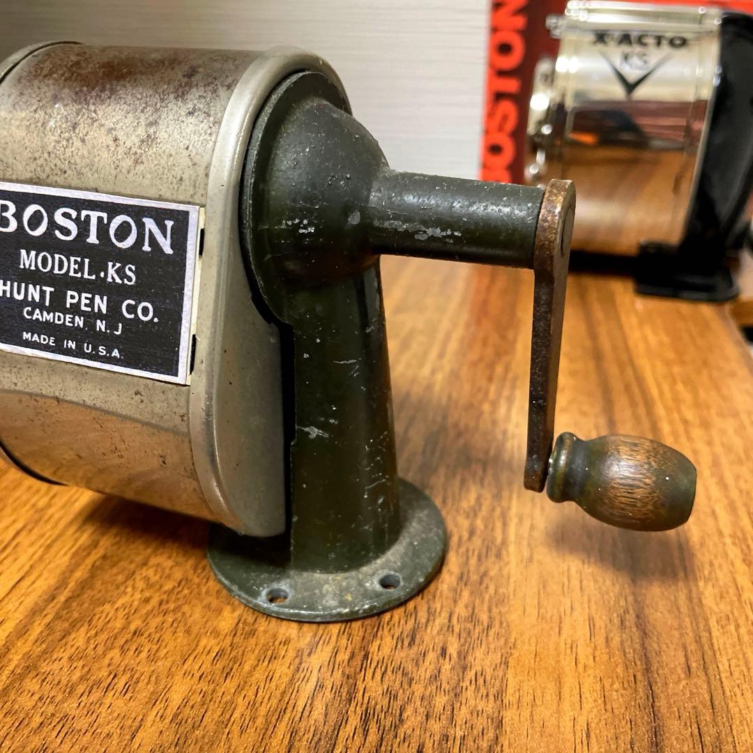 BOSTON KS 鉛筆削り ハンドル式　２個セット