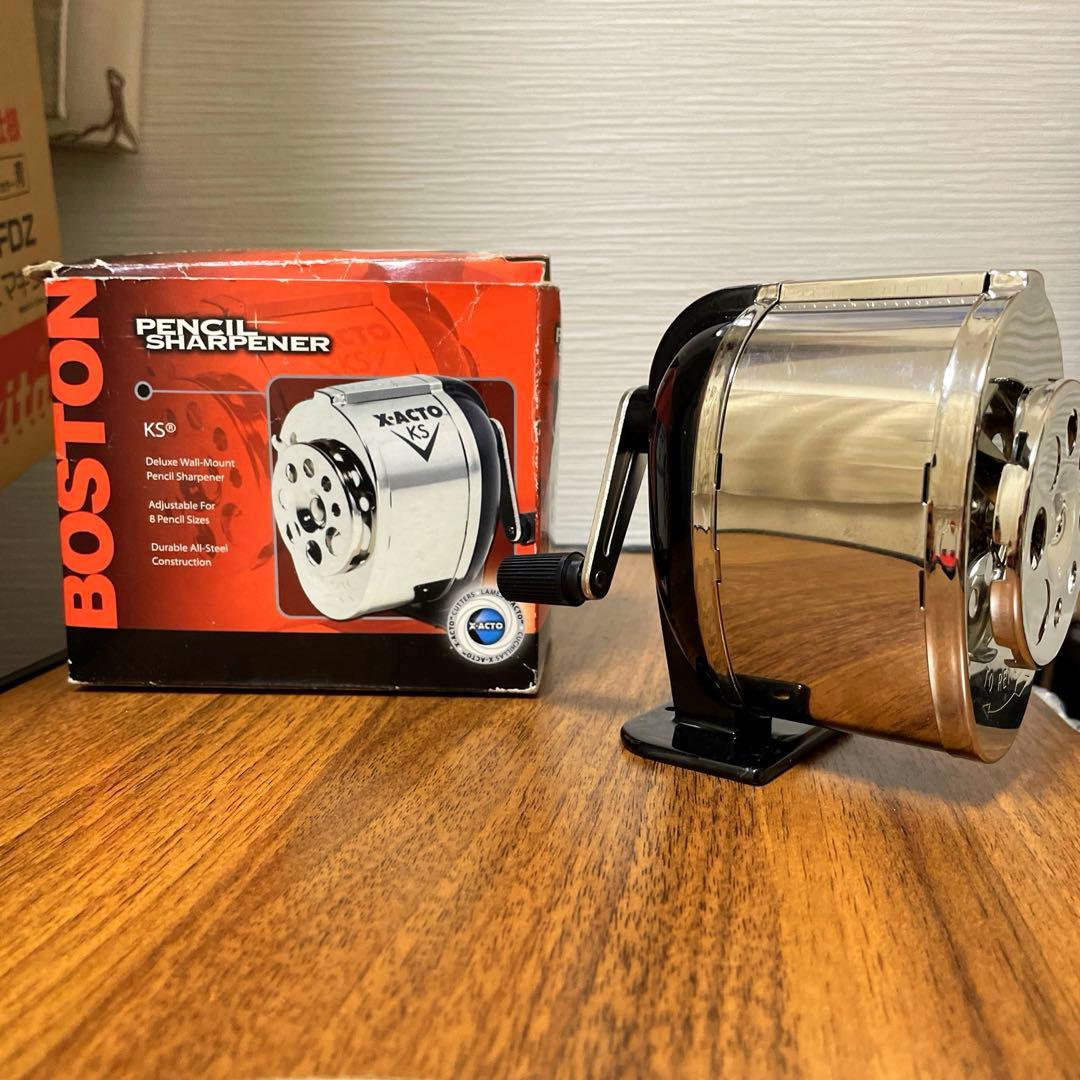 BOSTON KS 鉛筆削り ハンドル式　２個セット