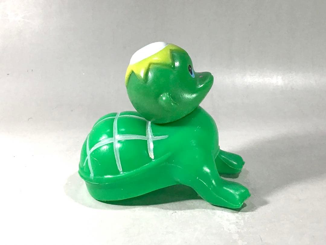 昭和レトロ ハイハイ 河童 赤ちゃん 人形 妖怪 お化け 駄玩具 ソフビ ②