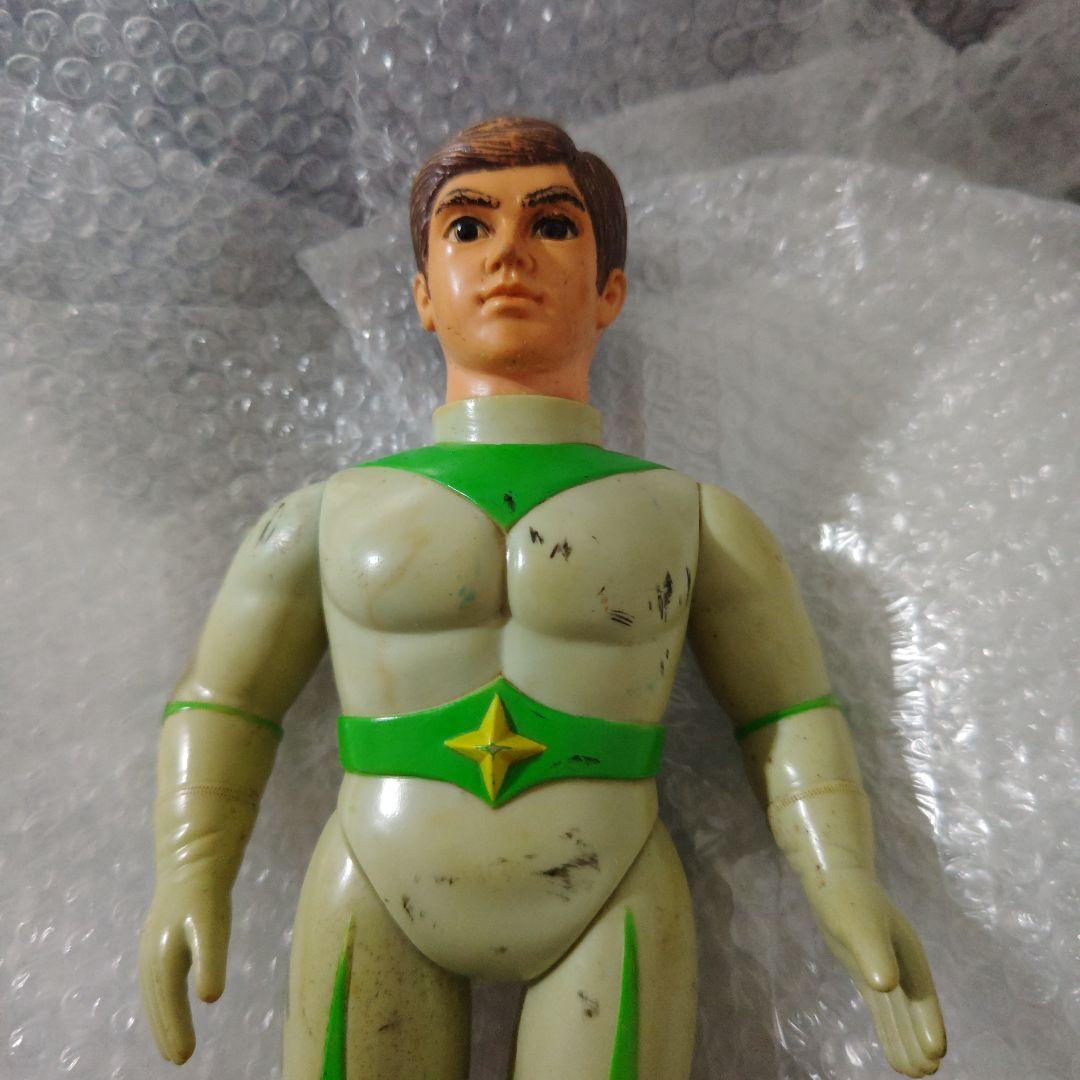 ブルマァク　ミラーマン　ジャイアント　面取れ　ソフビ　38cm　現状品