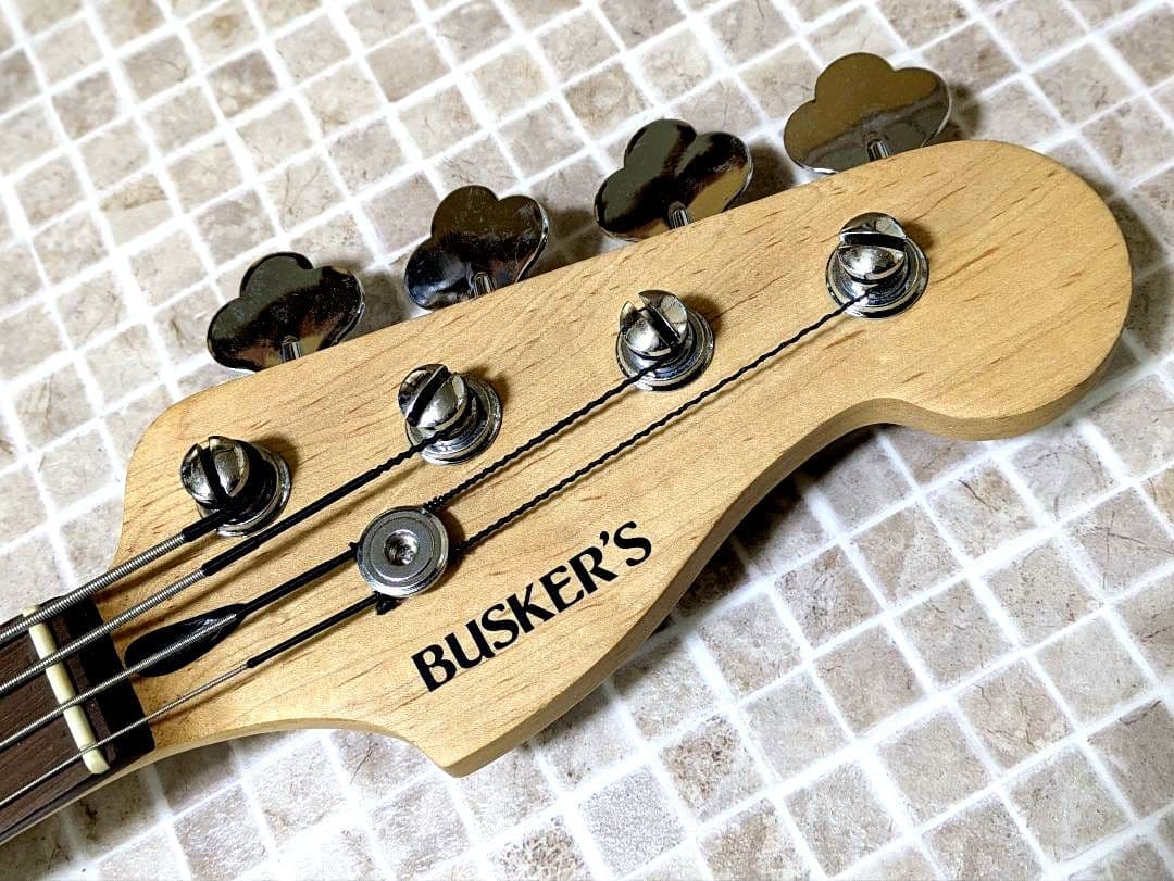BUSKERS バスカーズ ベース エレキベース サンバースト ジャズベース