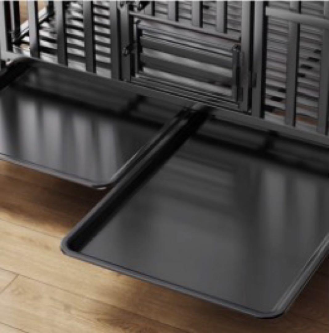 亭*亭様 ペットケージ　犬用品　大型犬　中型犬　メタル製　95cmX65cmX8