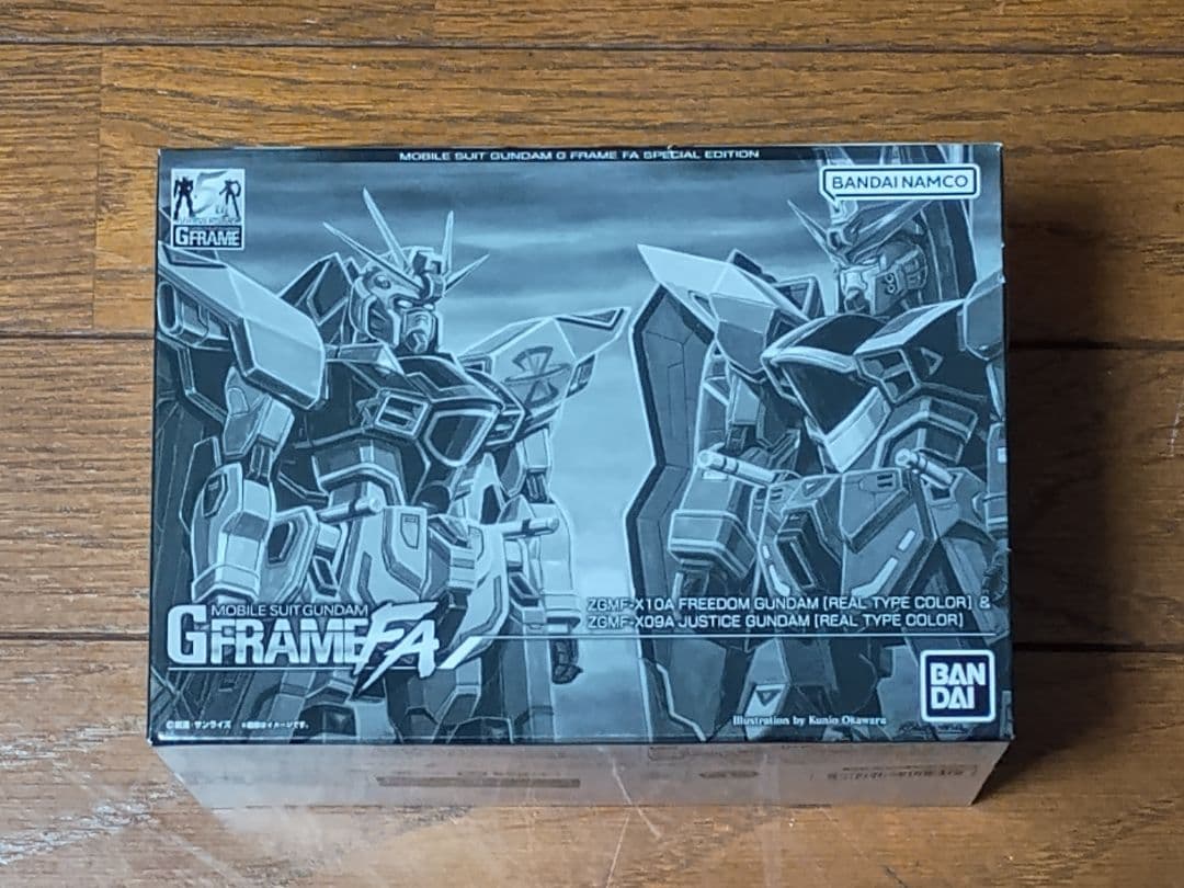 Gフレーム フリーダムガンダム (リアルタイプカラー) ＆ジャスティスガンダム