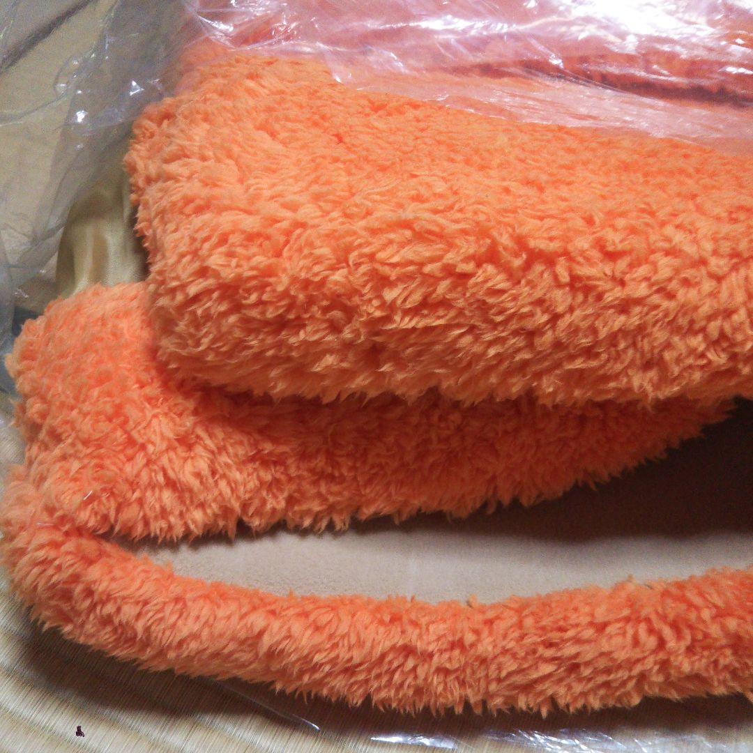 犬用　抗菌防臭ふんわりアニマルベッド オレンジL