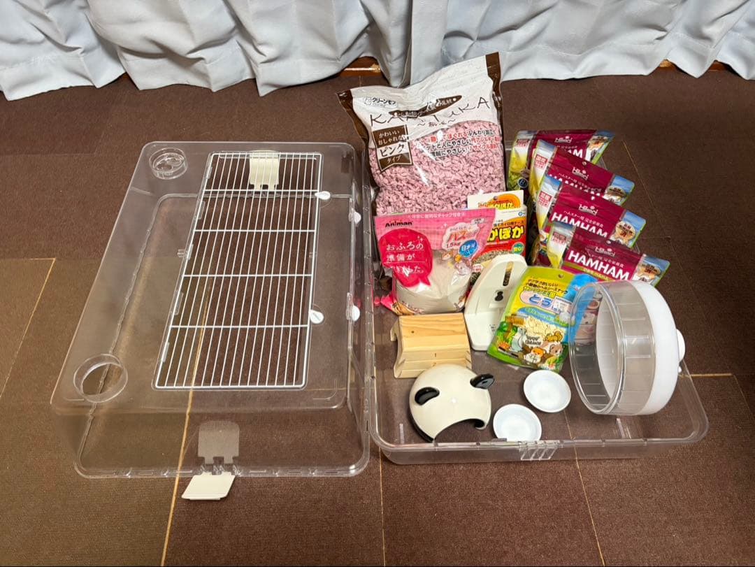 ハムスター 透明プラスチックケージセット