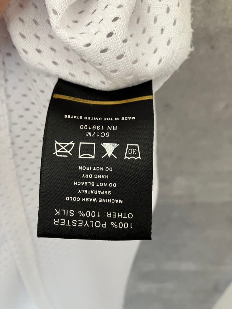 Fear of God メッシュタンクトップ　2017フィアオブゴッド　ホワイト