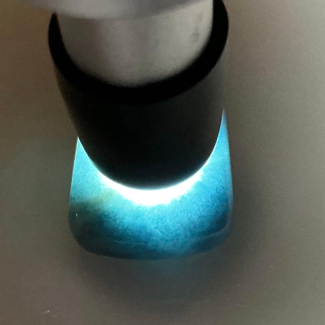 コン沢翡翠　銅鐸型ネックレストップ　濃スリムタイプ