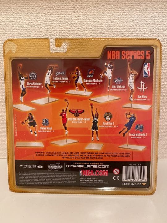 NBA ピストンズ　ベン・ウォーレス　フィギュア