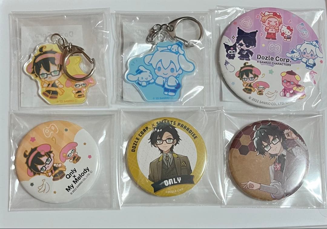 ドズル社 ドズル社×サンリオコラボ おんりー おらふくん 缶バッジ